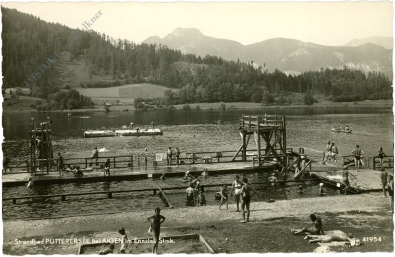 aigen im ennstal, strandbad putterersee