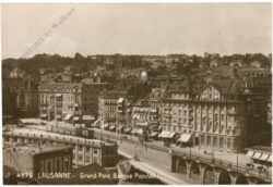 lausanne, grand pont