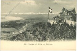 felsenegg, mit sihltal und zürichsee