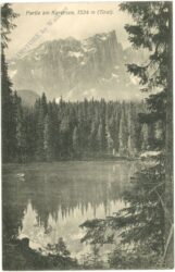 karersee, partie am see