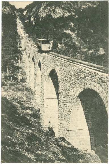 kaltern an der weinstrasse, mendelbah, großer viadukt