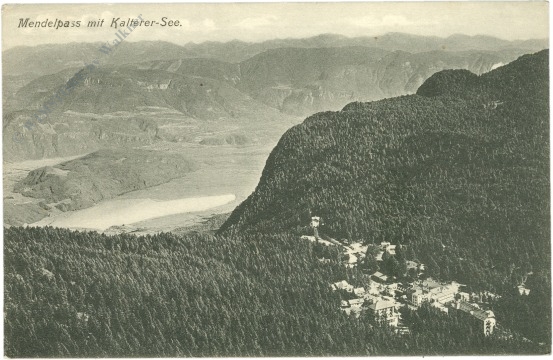mendelpass, mit kalterer see