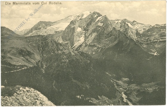 marmolata, vom col rodella