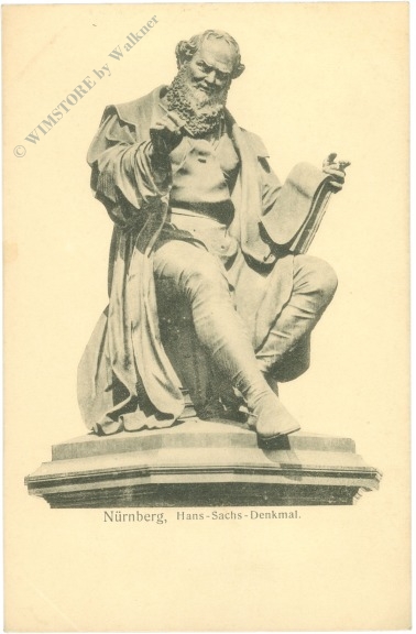 nürnberg, hans sachs denkmal
