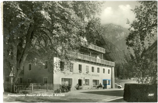 hermagor, presseggersee seewirt mit spitzegel