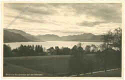 seewalchen, blick von seewalchen auf den attersee