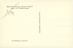 leobendorf, burg kreuzenstein, zweiter burghof gegen den kaschauergang