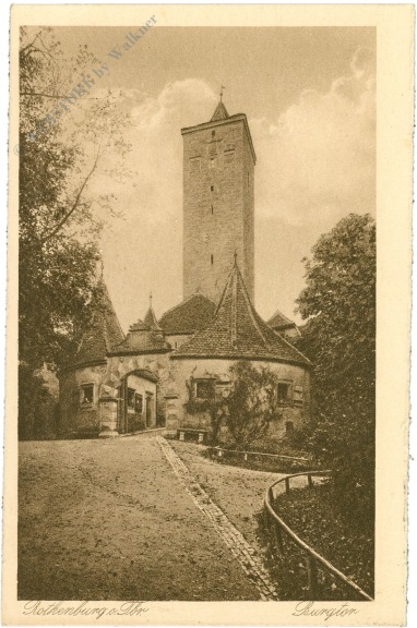 rothenburg o.t., burgtor rothenburg o.t., burgtor