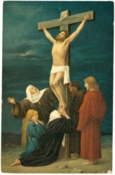 munkacsy: jesus am kreuze mit den seinen
