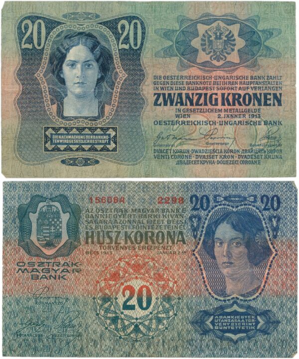 Österreich, franz josef i., 20 kronen 2. jänner 1913, serie 2238, p 13; 3 (kopie)