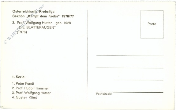 hutter, prof. wolfgang: die blätteraugen