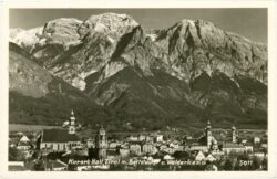 hall in tirol, mit bettelwurf und walderkamm