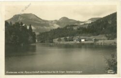 st. gilgen, krottensee mit der alpenwirtschaft batzenhäusl