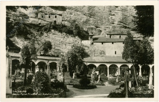 salzburg, st. peter friedhof mit katakomben salzburg, st. peter friedhof mit katakomben