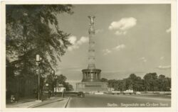 berlin, siegessäule am großen stern
