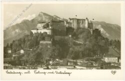 salzburg, mit festung und untersberg