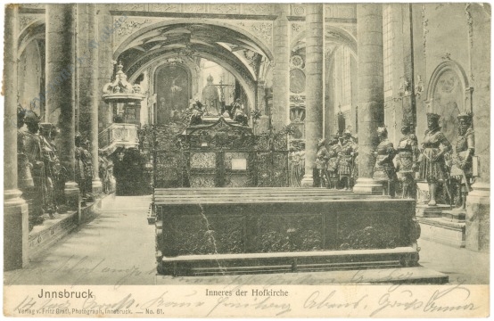 innsbruck, inneres der hofkirche