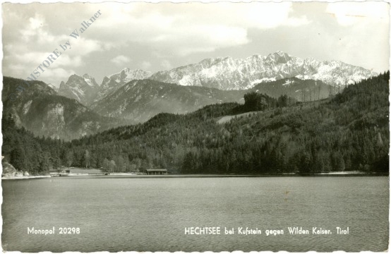 kufstein, hechtsee gegen wilden kaiser