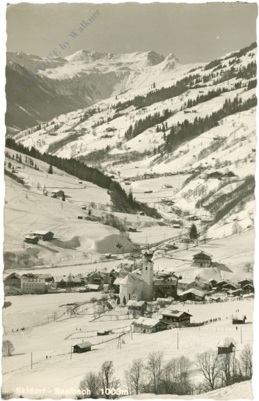 saalbach hinterglemm, ortsansicht