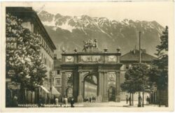 innsbruck, triumpfpforte gegen norden