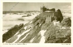 grainau, münchner haus auf der zugspitze