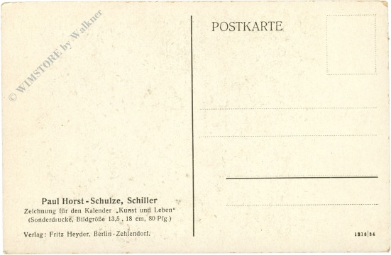 horst, paul: schulze, schiller
