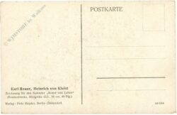 bauer, karl: heinrich von kleist