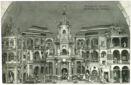salzburg, schloss hellbrunn, mechanisches theater