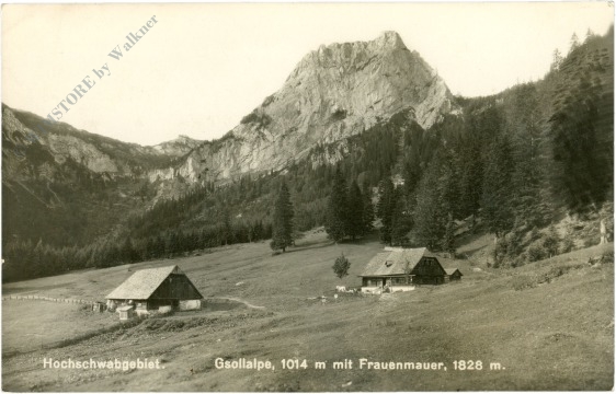 hochschwab, gsollalpe mit frauenmauer