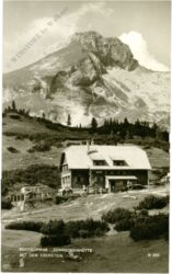 hochschwab, sonnenschienhütte mit dem ebenstein