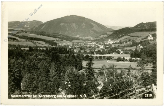 kirchberg am wechsel, ortsansicht