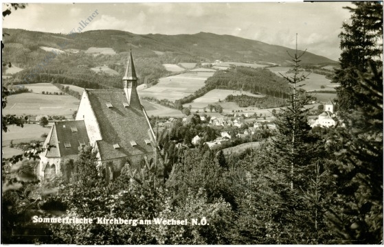 kirchberg am wechsel, ortsansicht