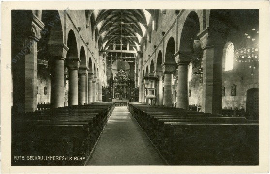 seckau, abtei, inneres der kirche