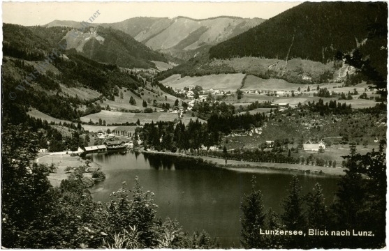 lunzersee, blick nach lunz lunzersee, blick nach lunz