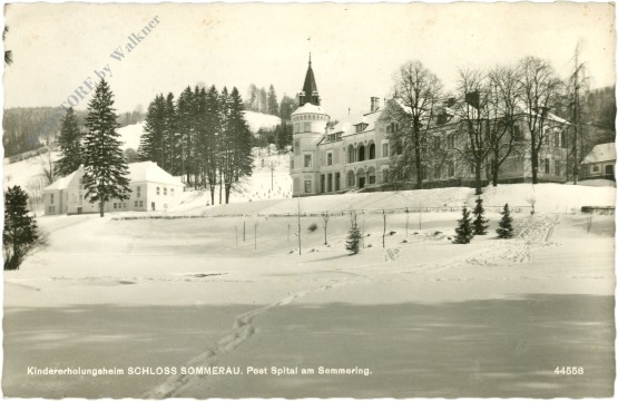spital am semmering, schloss sommerau, kindererholungsheim spital am semmering, schloss sommerau, kindererholungsheim