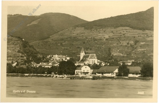 spitz an der donau, ortsansicht