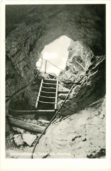 furth an der triesting, steinwandklamm, türkenloch, ausstieg