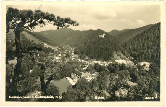 gutenstein, ruine