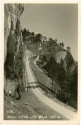 hohe wand, strasse auf die hohe wand