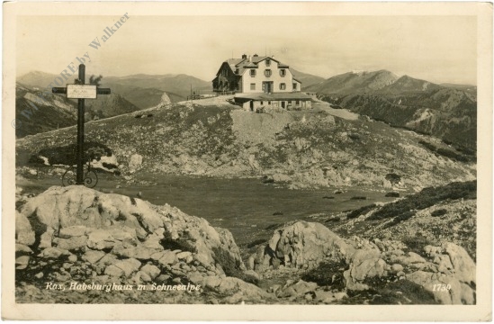rax, habsburghaus mit schneealpe