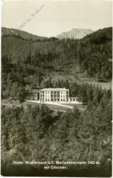 mariazellerbahn, hotel winterbach mit Ötscher