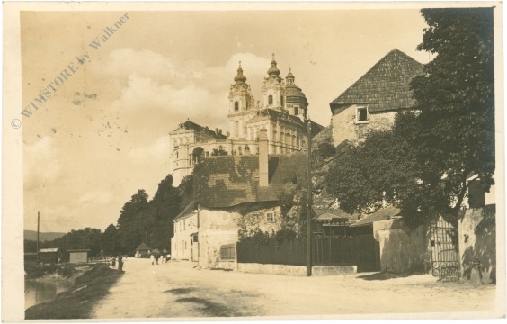 melk an der donau, ortsansicht