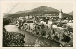 waidhofen an der ybbs, ausblick vom schlosshotel