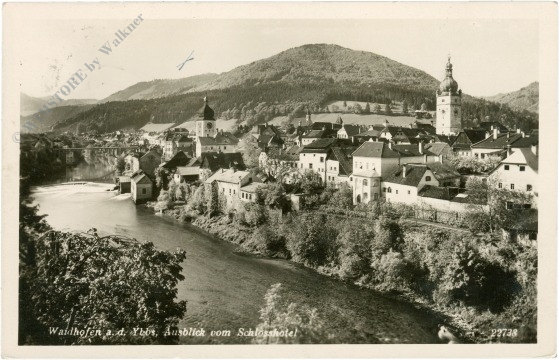 waidhofen an der ybbs, ausblick vom schlosshotel