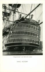 h.m.s. victory gingerbreads and admiral's lights