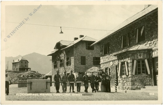 kötschach mauthen, plöckenpass, grenze
