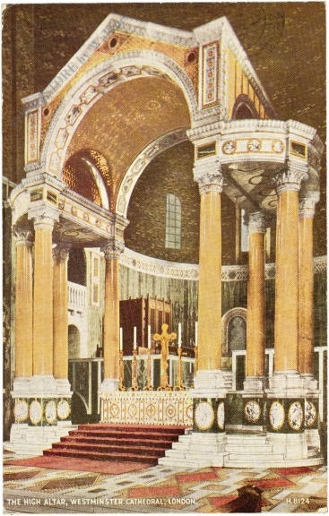 london, westminster cathedral, the high altar