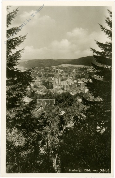 marburg, blick vom schloss