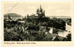 limburg an der lahn, blick auf die stadt mit dom