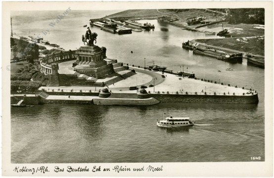 koblenz, das deutsche eck an rhein und mosel